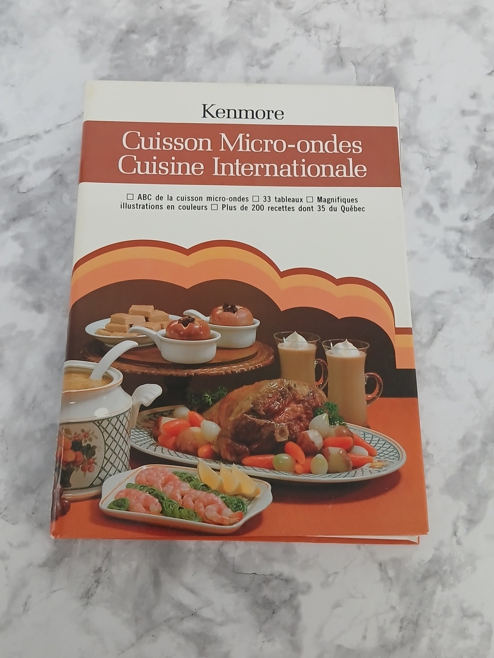 Livre de recettes Kenmore Cuisson Micro-ondes Cuisine Internationale Français